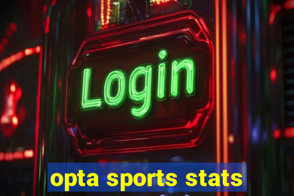 opta sports stats